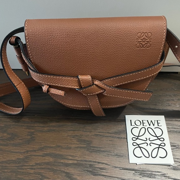 Loewe Bags Loewe Mini Gate Tan Poshmark